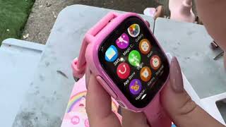 OKYUK 4G Kids Smart Watch, SOS Emergency Call Button Ideal for Kids Aged 3 12, for Boys & Girls