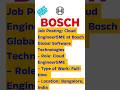 Bosch is hiring Cloud Computing Engineers 2025 |Referral Code Available #sworldtechjobs