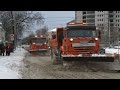 Ярославские коммунальные службы устраняют последствия снегопада