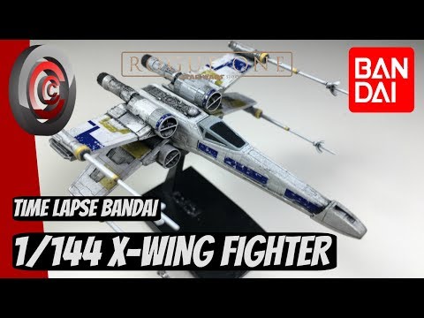 Star Wars Bandai X-Wing time lapse-Cool Custom Collectibles