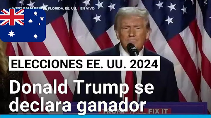 Discurso completo de Donald Trump tras ganar las elecciones de EE.UU. 2024