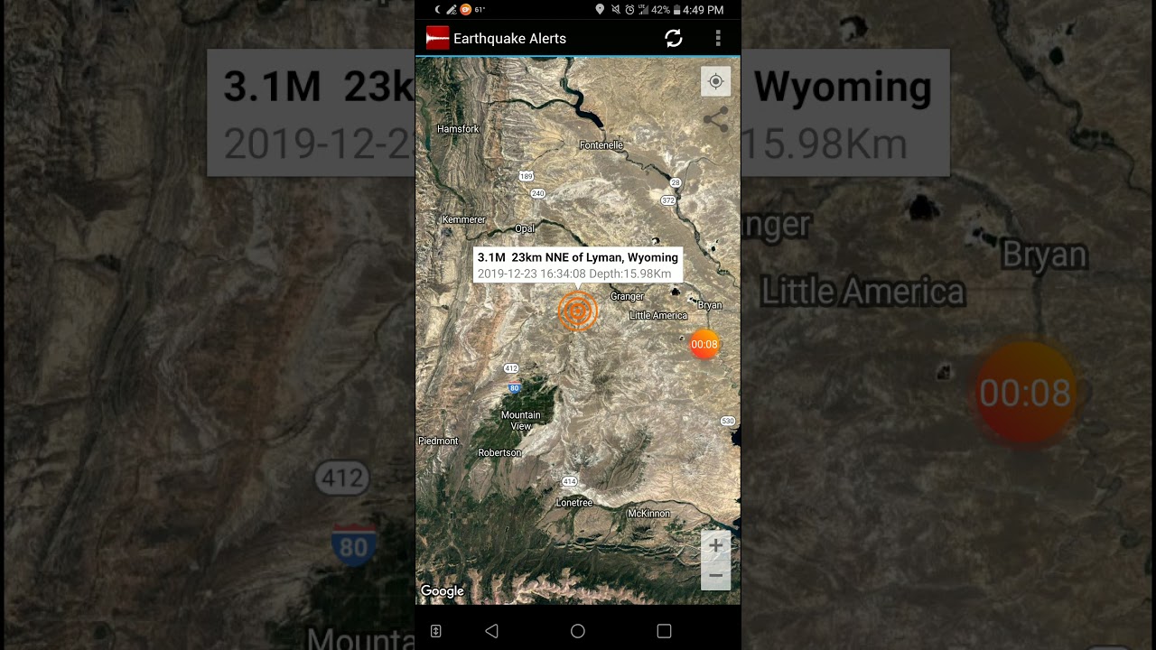 3.1 Earthquake Lyman, Wyoming 231219 YouTube