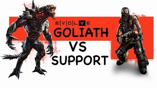 Evolve - Support VS Goliath Gameplay Technical Test Beta (1080p 60FPS)