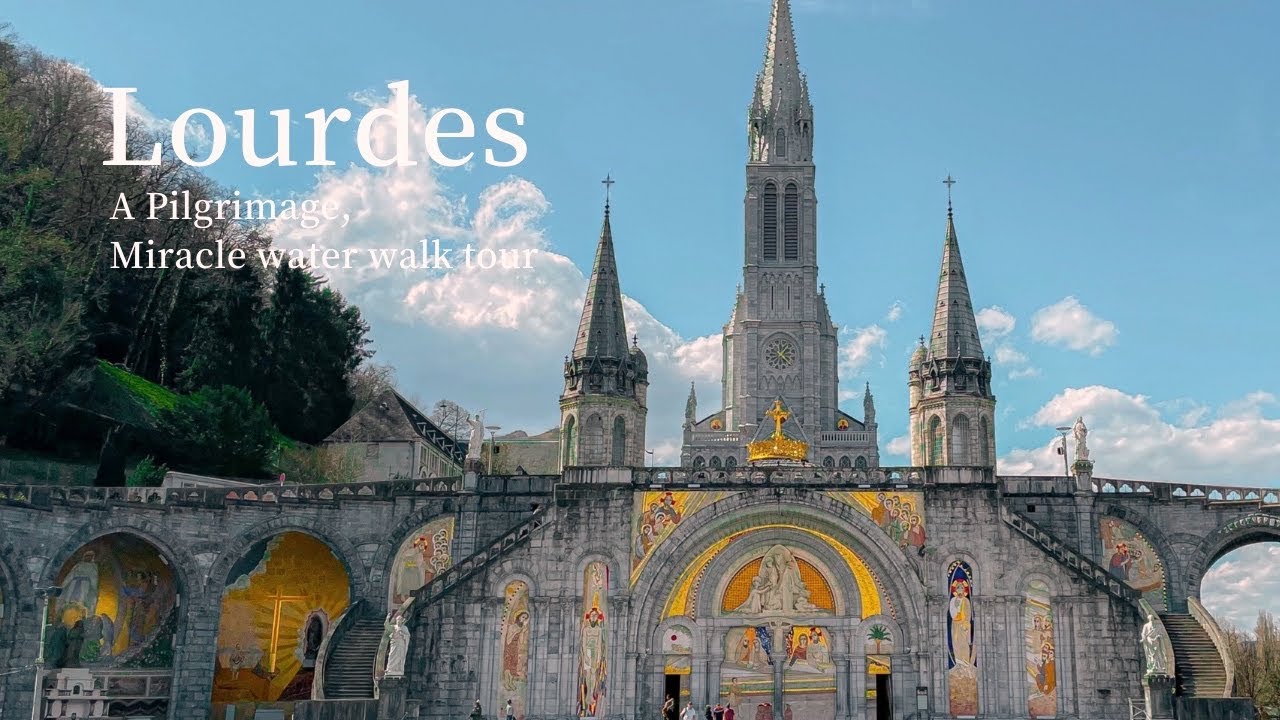 Лурд, Франция(Lourdes)🇫🇷 - пешеходная экскурсия | Чудо-вода / Путешествие по Франции / Паломничество