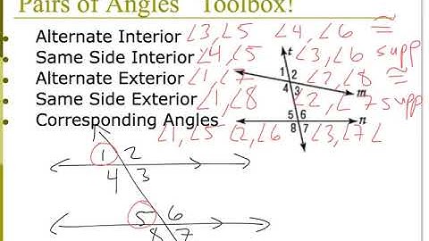 4.5 intro to parallel lines - honors geometry