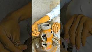 POTTERY CUTTING ✂️😍 #pottery #clay #viral #trending #bollowoodsong#ipl#handmade #song #trendingreels