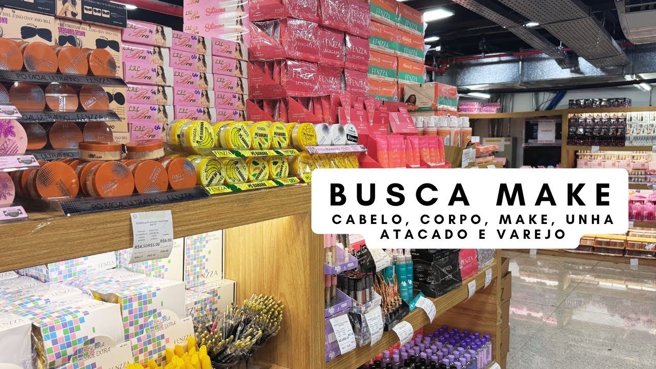 A MELHOR LOJA DE MAKE, SKINCARE, UNHAS E CABELOS DO BRÁS | BUSCA MAKE - atacado e varejo barato*