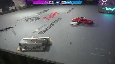 NHRL juli 2021 - Bison vs. Red Hawk - 3 pond robotgevecht