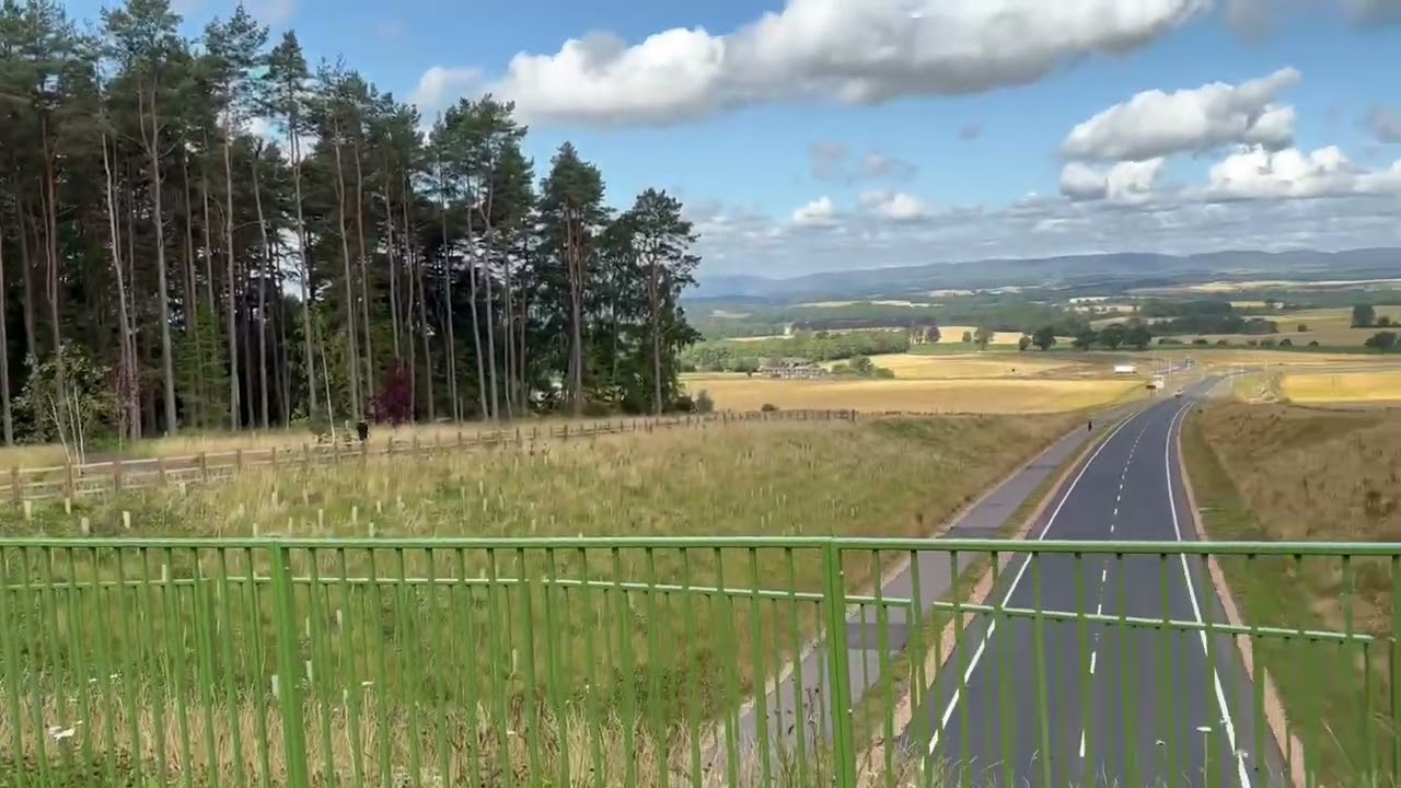 Todays morning walk to the new Green Bridge Scone 16th July 2025