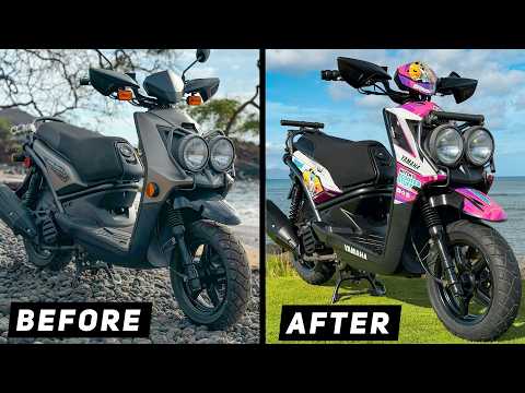 Yamaha Zuma 125 Makeover! | Mitch's Scooter Stuff