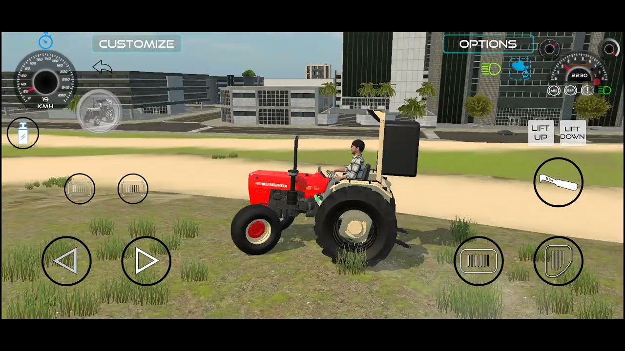 Indian Vehicles Simulator 3d Gameplay. My first time tractor🚜🚜 game🎮🎮😱. 