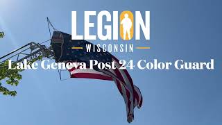POST 24 Honor Guard provides Military Salute to a departed Veteran | Christine Jordan, Vietnam