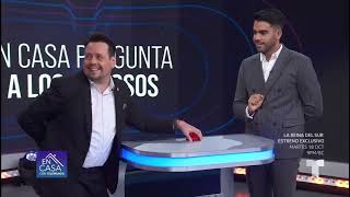 Rodrigo Vidal en En Casa Con Telemundo junto Carlos Adyan En Casa Pregunta A Los Famosos