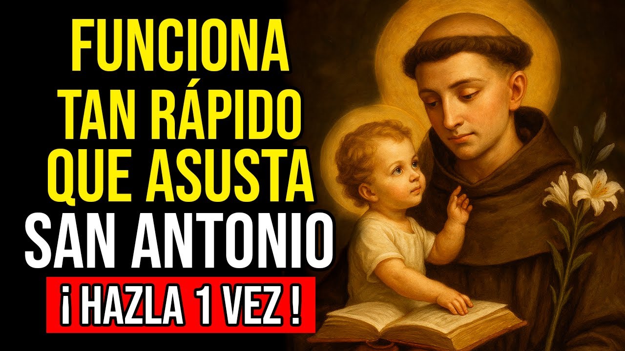 💖ORACIÓN MILAGROSA PARA RECIBIR UN MILAGRO HOY RÁPIDO Y URGENTE – SAN ANTONIO DE PADUA 🙏