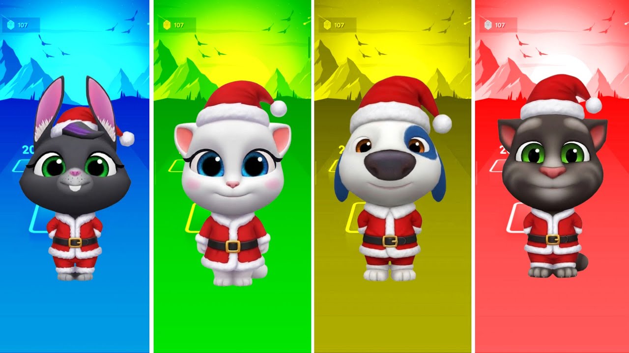 Talking Tom Tiles Hop 🎶 Coffin Dance Song Cover | Episode 6