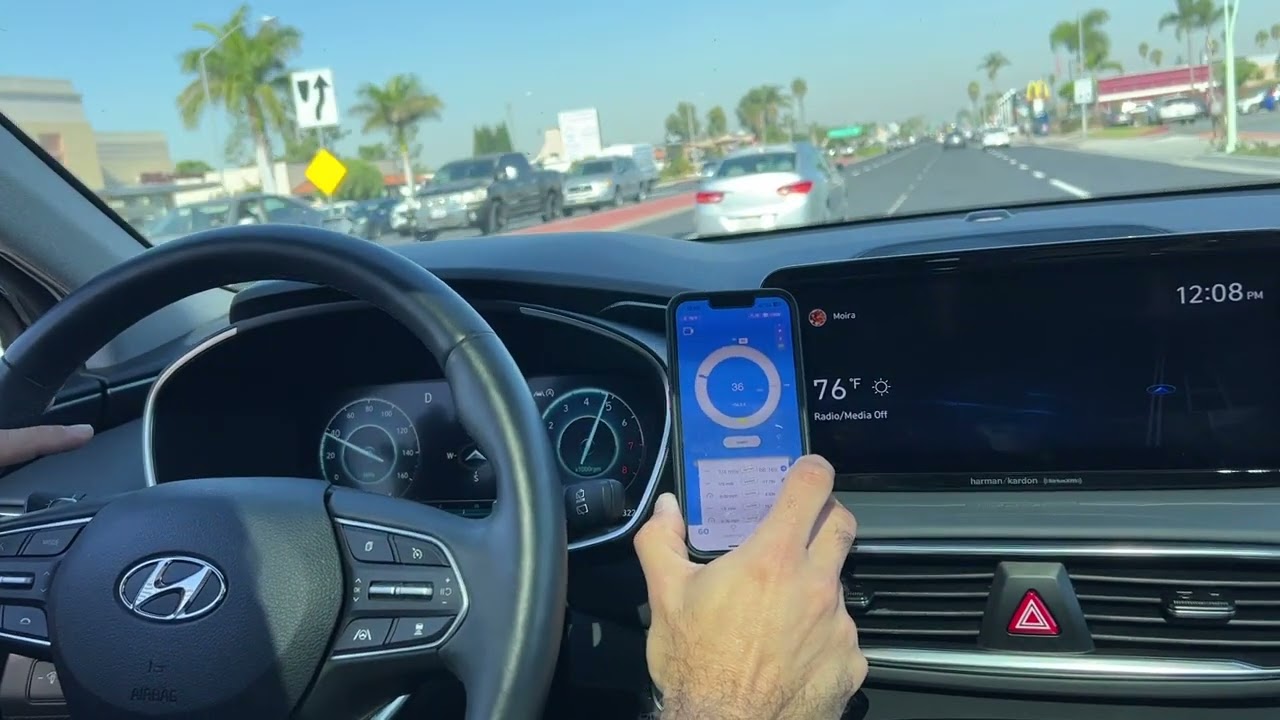 2022 Santa Fe 2.5T Normal Acceleration Video 0-60 7.21 Seconds