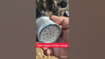 peter engine oil filter change