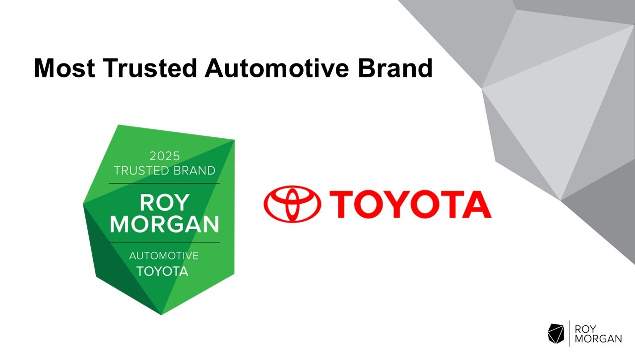 Toyota - Most Trusted Automotive Brand, Most Trusted Brand Awards 2025