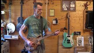 JUNKSVILLE 3 STRING GUITAR PROSPECTOR BOOTLEGGER EDITION CIGAR BOX INSPIRED GUITAR