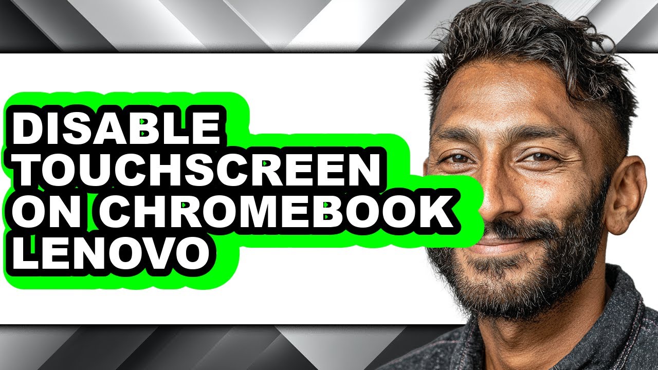 How to Disable Touchscreen on Chromebook Lenovo (only Way)