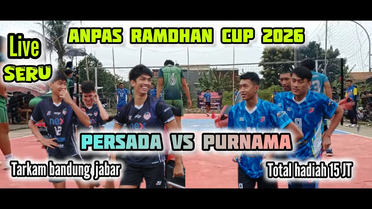 LIVE ANPAS RAMDHAN CUP ( PERSADA VS PURNAMA) TARKAM BANDUNG JABAR TOTAL HADIAH 15 JT