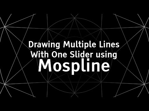 Drawing Multiple Line With One Slider Using Mospline