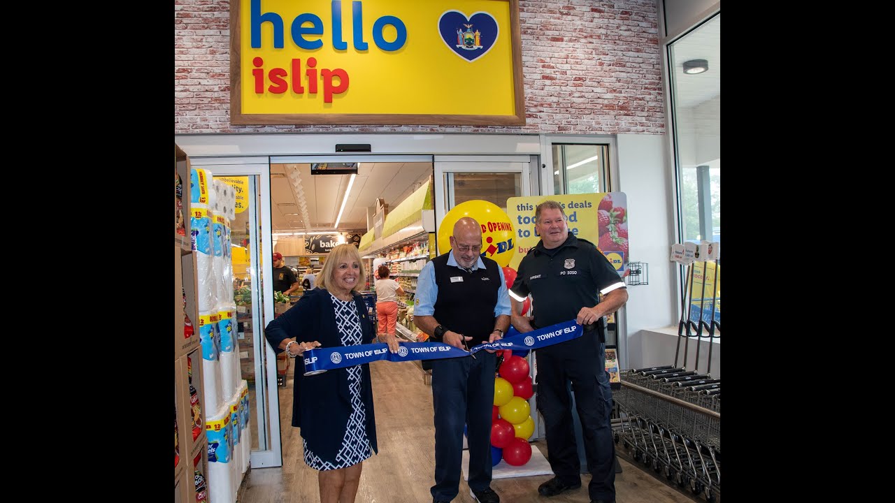 7/14/21 Newest Lidl Grocery Store Opens in Islip YouTube