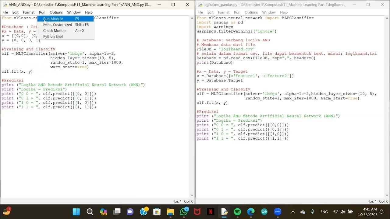 {Fisika komputasi} Basic Machine Learning Python 3 - Part 1 - YouTube