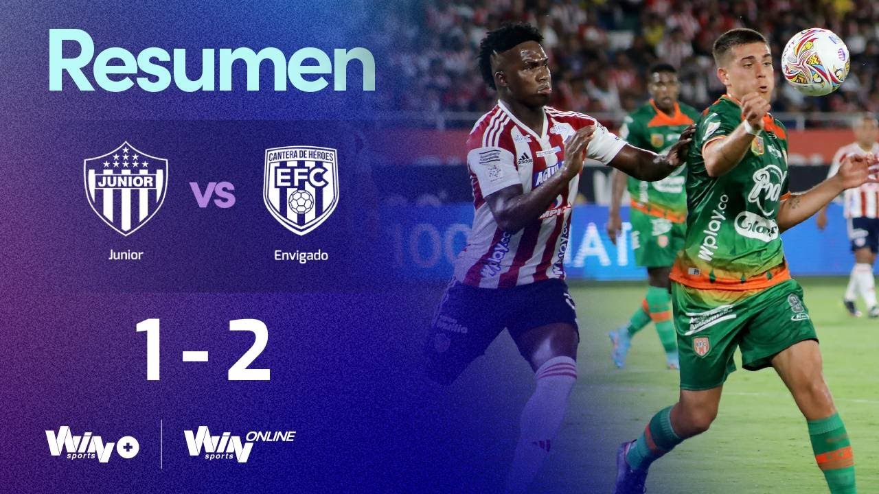 Junior vs Envigado (resumen) Liga BetPlay Dimayor 2023-I | Fecha 8 ...
