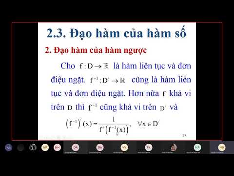 Video Chương 4 Phép tinh vi phân hàm 1 biến phần 2 - youtube