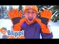 Tubing Down the Mountain | Blippi | Cars, Trucks &amp; Vehicles Cartoon | Moonbug Kids