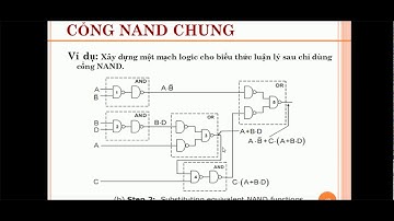 cách xây dựng mạch logic cổng NAND và NOR chung