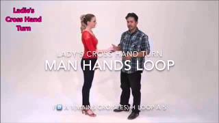 #03.03 Bachat : Lady.s cross hand turn-Man loop