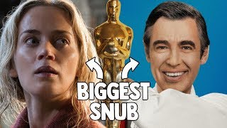 BIGGEST SNUBS WHO WILL WIN AT THE OSCARS 2019