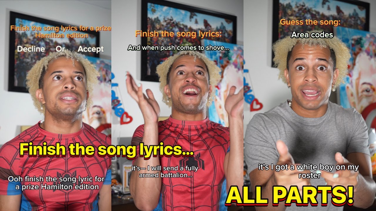 Finish the lyrics for a PRIZE (ALL PARTS!)