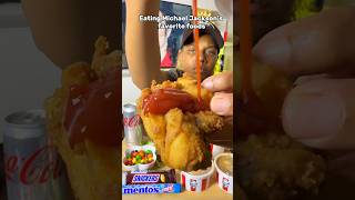 Michael Jackson ate weird things. #mukbang #shorts #food