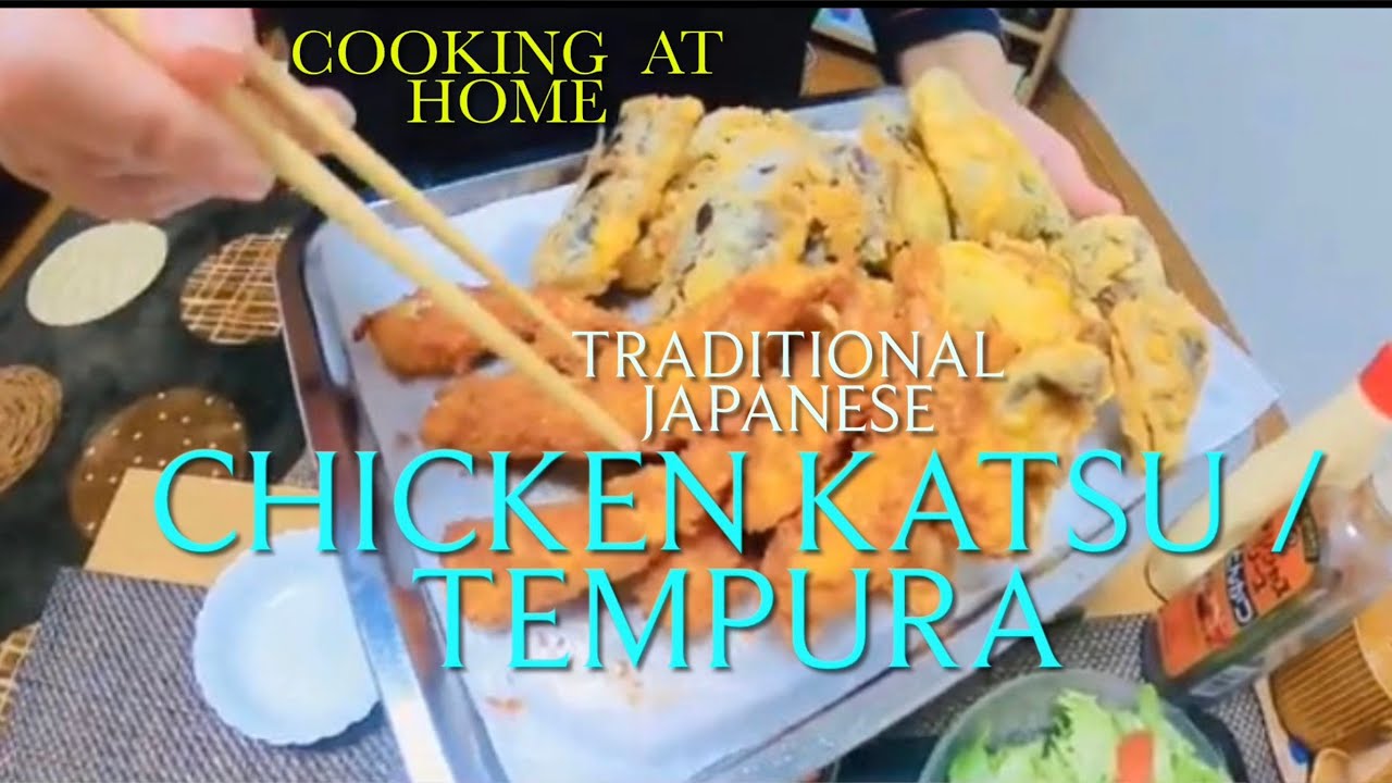 CHICKEN +KATSU +TEMPURA My EASY Recipe Video EAT ALL YOU CAN AT HOME