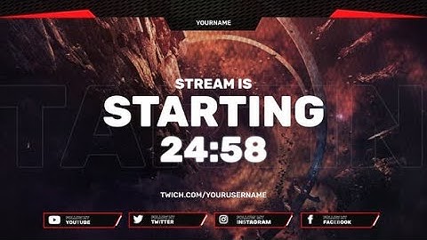 Red Stream Gaming Pack | After Effects Template