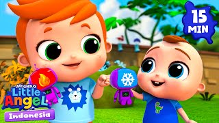 Hot or Cold, Willy? | Little Angel in Indonesian | Cartoons and Children's Songs