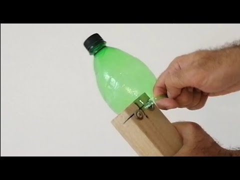 طريقة سهلة لعمل اداة لقطع البلاستيك How To Make Plastic Bottle Cutter 