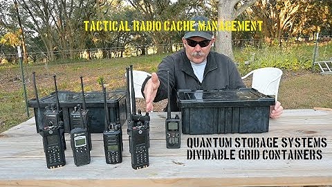 Tactical radio cache management like a pro - Quantum Storage Systems Dividable Grid Containers
