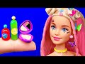 NEW ❤ 21 DIY Barbie Hacks 〜 DIY Miniature Phones, Boots, Bags, Cosmetics and more for Dollhouse