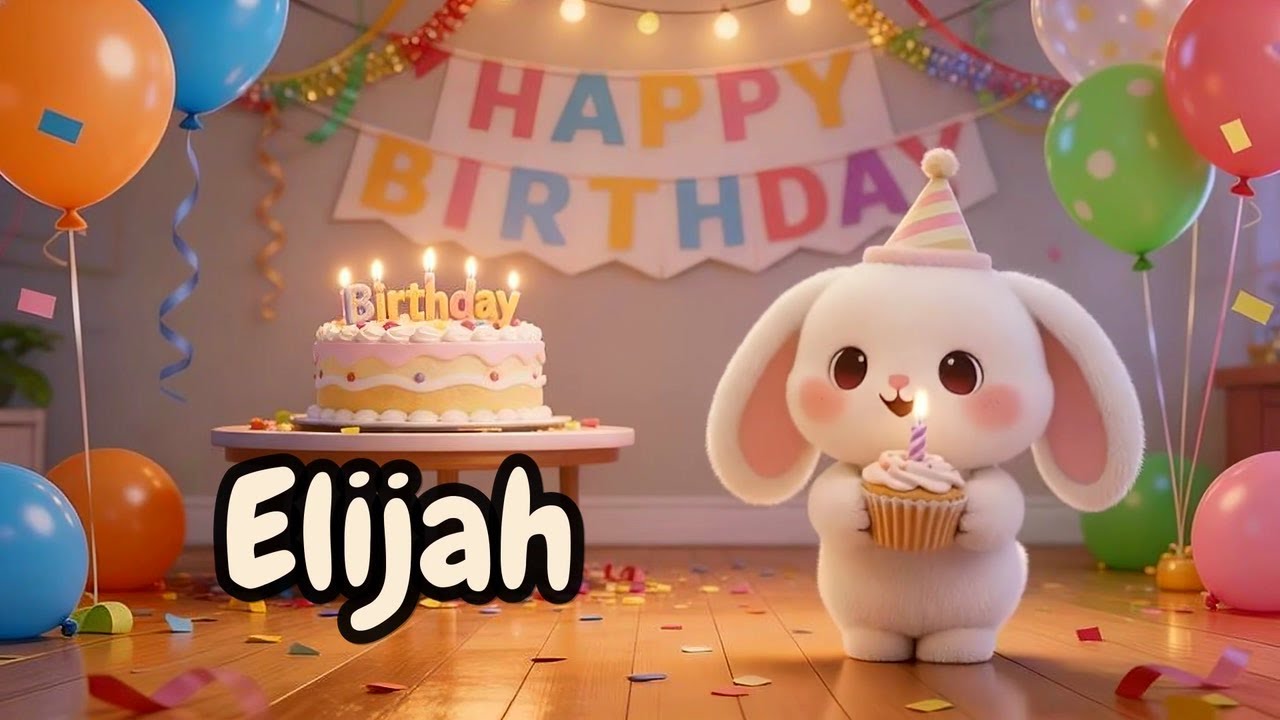 Happy Birthday Elijah 🎶 | Personalized Birthday Song With Name