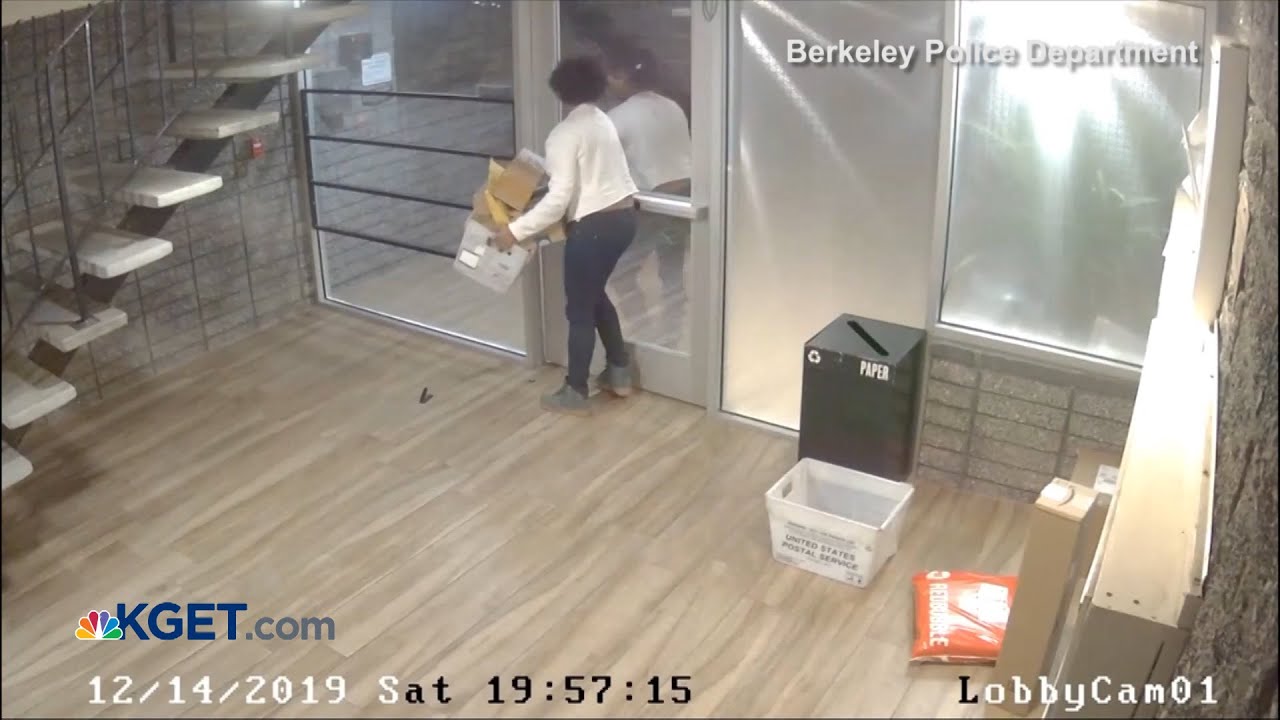Delivery driver steals packages on her way out
