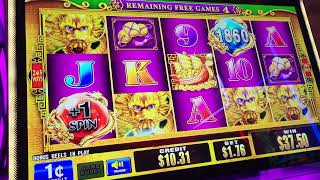 Free Games Bonus on Orb of Wealth Shining Fortune @suncoastcasino