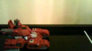 Stop motion transforming transformers warpath generations 2011
