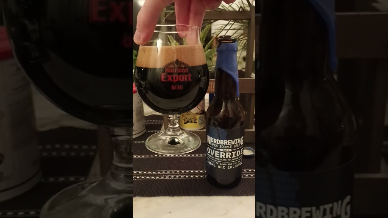# 2275 Nerdbrewing Override 2020 Imperial Chocolate Milkshake Stout 10.5 % (Sweden)