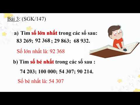 Toán 3: So sánh các số trong phạm vi 100 000 (Thứ ba, ngày 5/5/2020) - Tuần 28