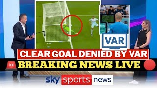 Shocking Disgraceful Var Scandal At Old Trafford Maguires Clear Goal Stolen In Daylight Robbery 