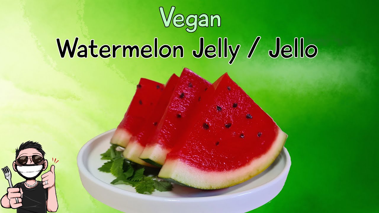 Vegetarian watermelon jello